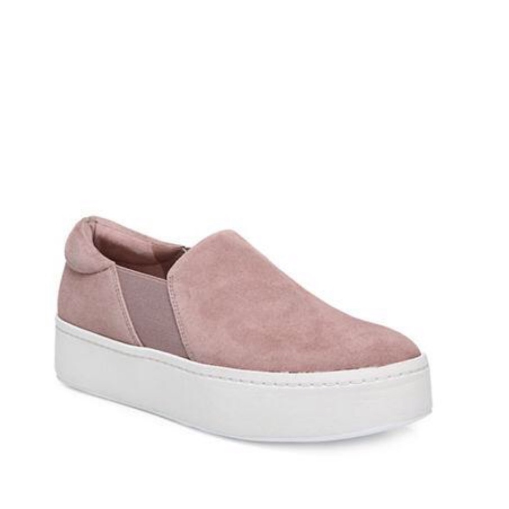 Vince Warren Suede Platform Skate Sneakers